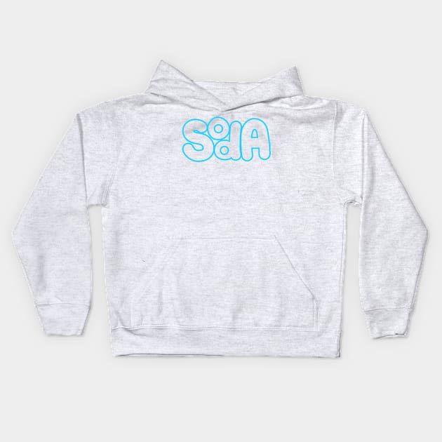 SodA - Blue Kids Hoodie by timbo